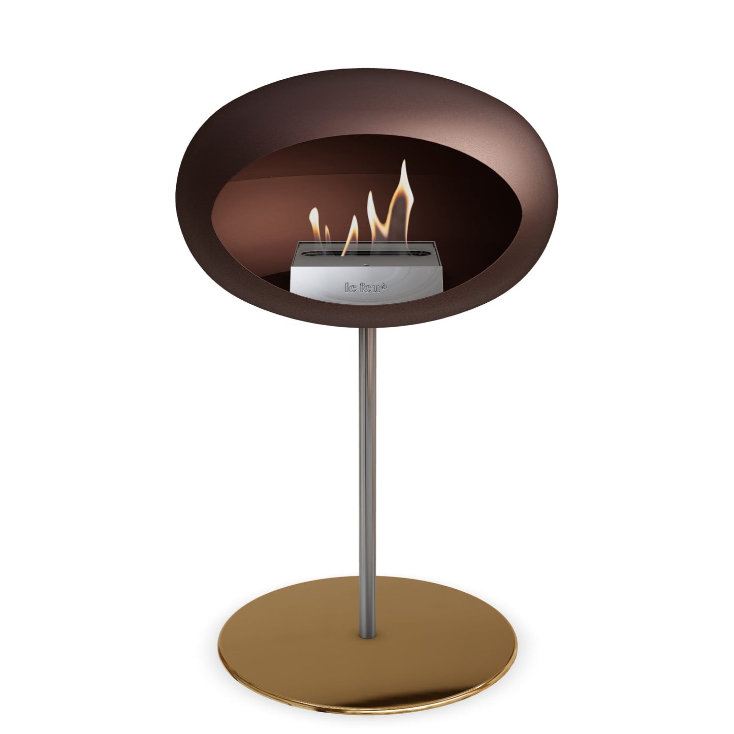 Le Feu Steel Low Dome Mocca