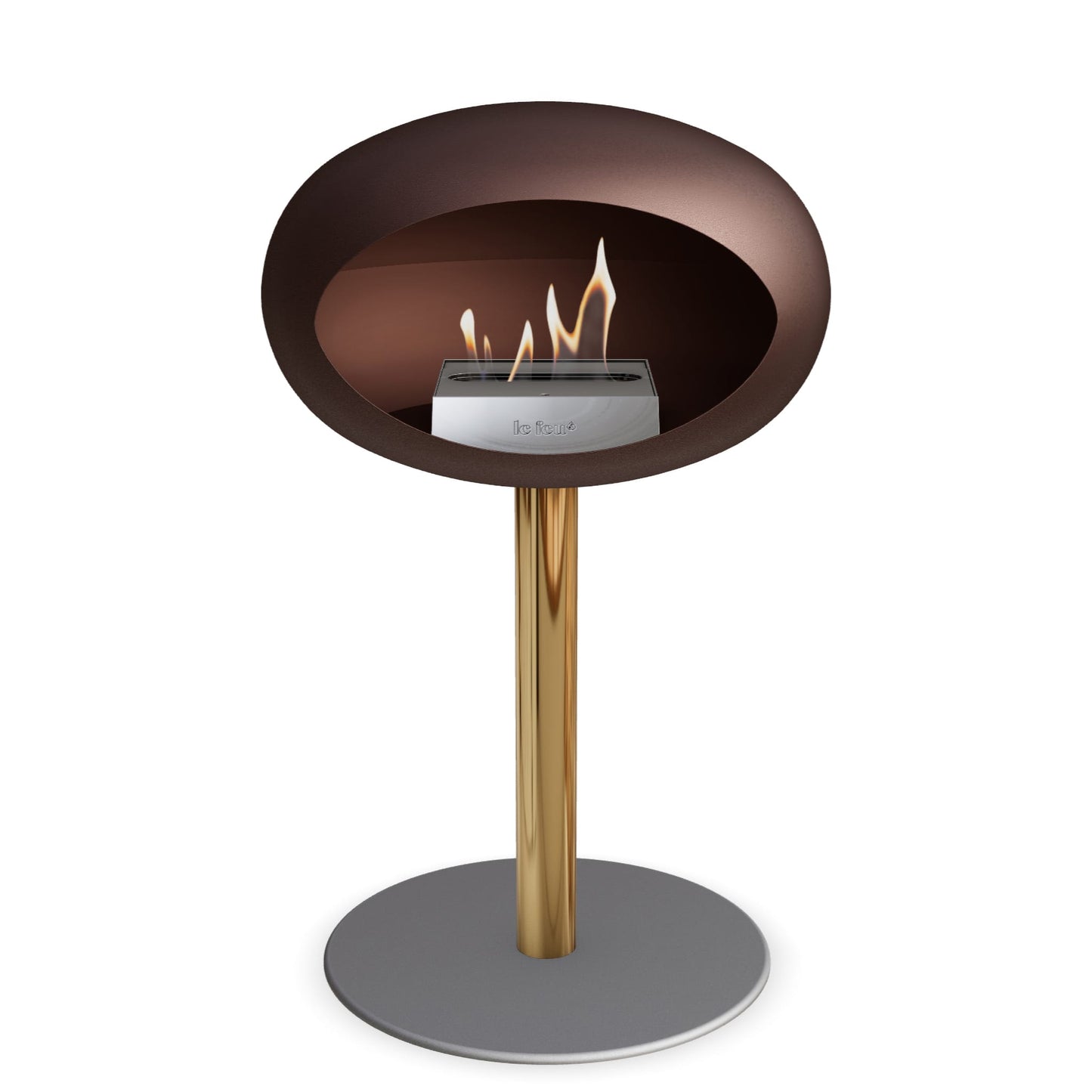 Le Feu Steel Low Dome Mocca