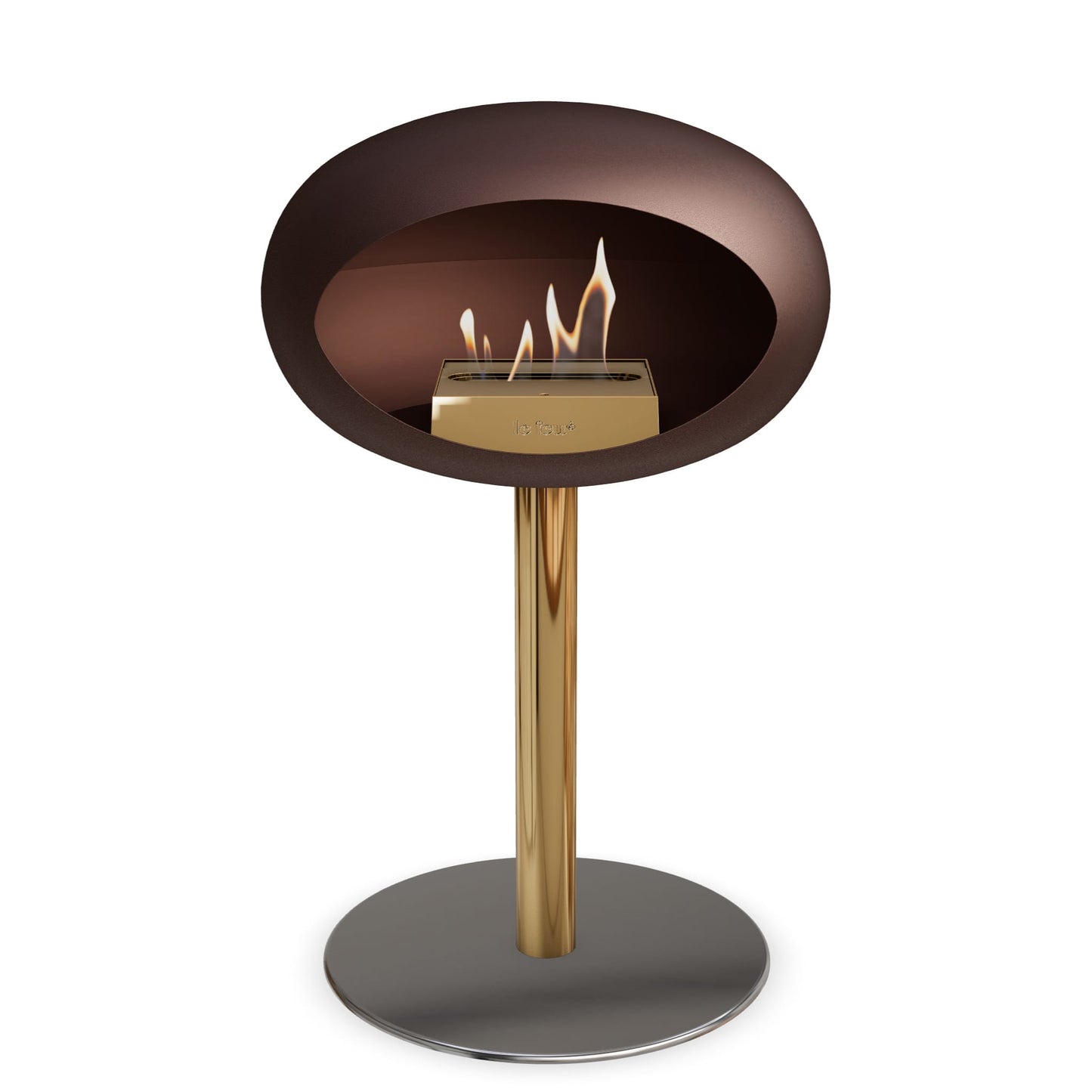 Le Feu Steel Low Dome Mocca