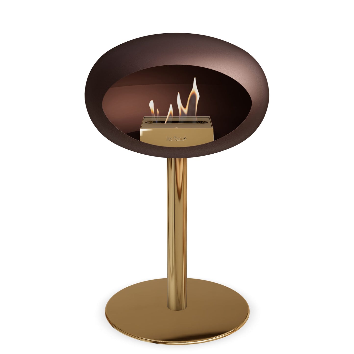 Le Feu Steel Low Dome Mocca