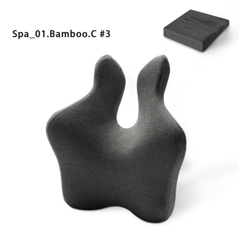 Office Seat Lumbar Cushion Car lumbar Support Black support cushion