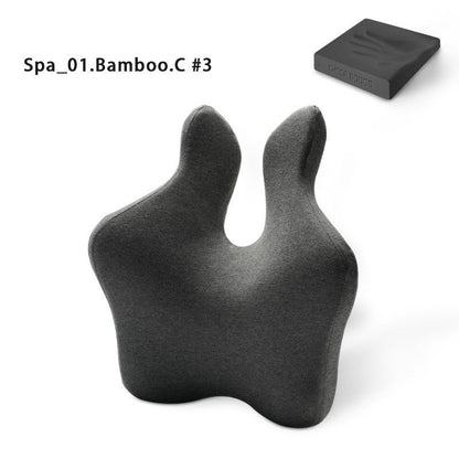 Office Seat Lumbar Cushion Car lumbar Support Black support cushion