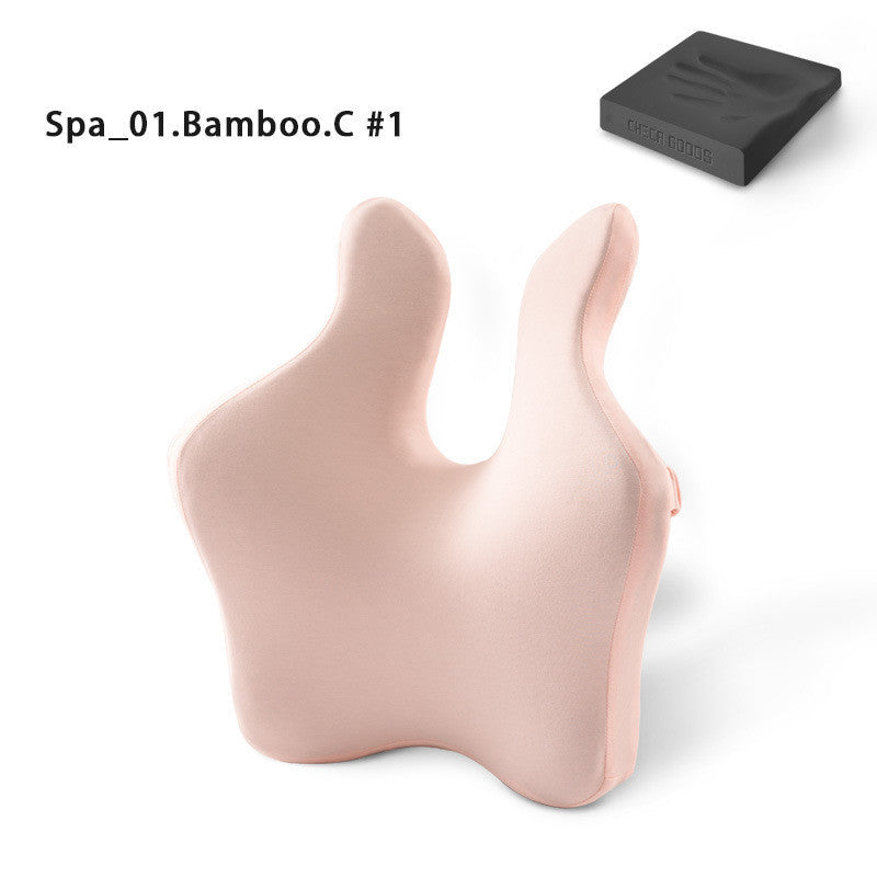 Office Seat Lumbar Cushion Car lumbar Support Pink support cushion