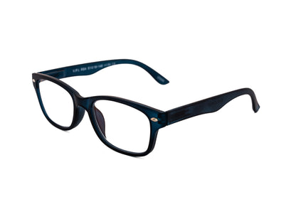Luna – Wayfarer Readers | Bolero Eyewear 1.5 / Blue Reading Glasses