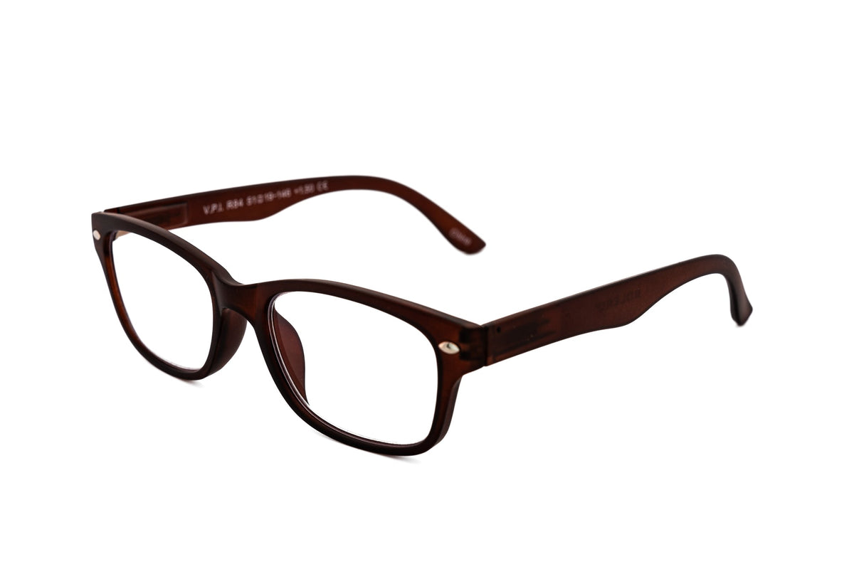 Luna – Wayfarer Readers | Bolero Eyewear 1.5 / Brown Reading Glasses