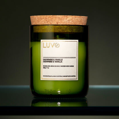 羊絨香草木芯香氛蠟燭