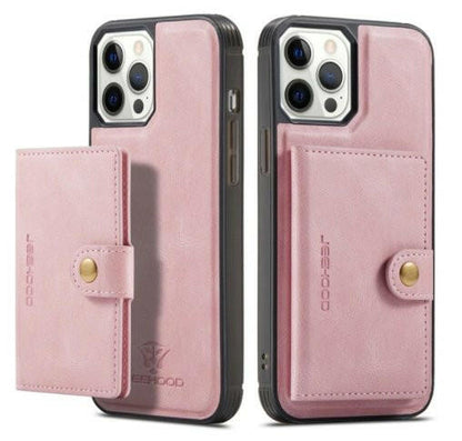 The Luxury Magnetic Safe Leather Case For iPhone that is considered a Phone cases