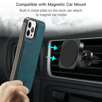 Luxury Magnetic Safe Leather Case For iPhone | Phone cases