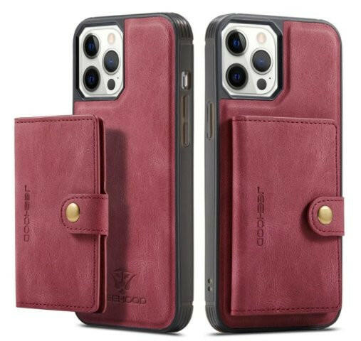 The Luxury Magnetic Safe Leather Case For iPhone that is considered a Phone cases