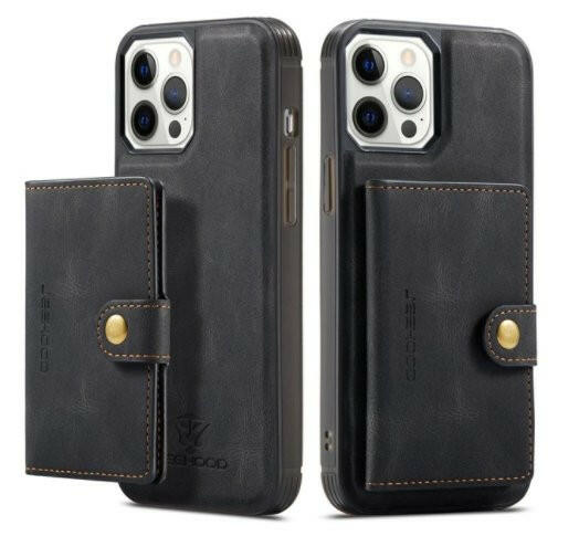 The Luxury Magnetic Safe Leather Case For iPhone that is considered a Phone cases