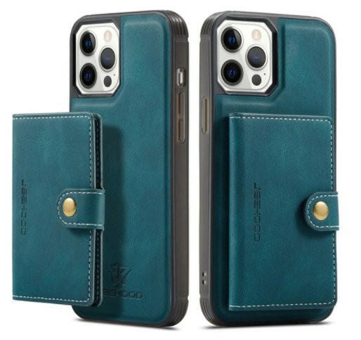 The Luxury Magnetic Safe Leather Case For iPhone that is considered a Phone cases