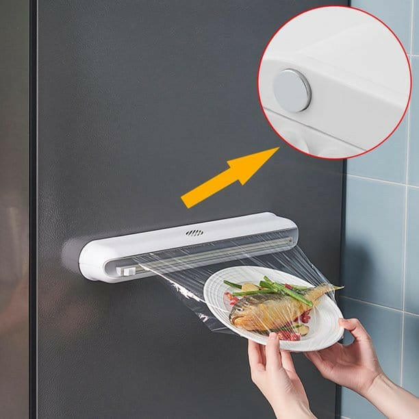 The Magnetic Plastic Wrap Dispenser that is considered a Home