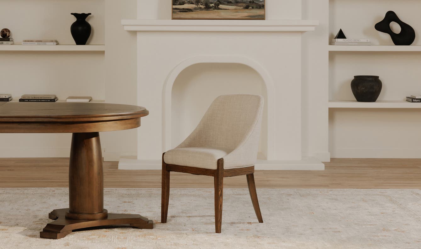 Edward Dining Chair Heather Beige