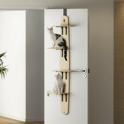 Mewoofun 4-Levels Versatile Cat Climber Shelves Door Mounted Vertical Cat Tree | Austrige