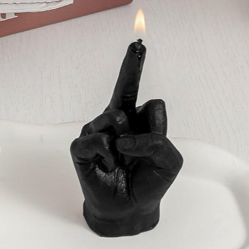 The Middle Finger Shaped Scented Candles that is considered a Candles