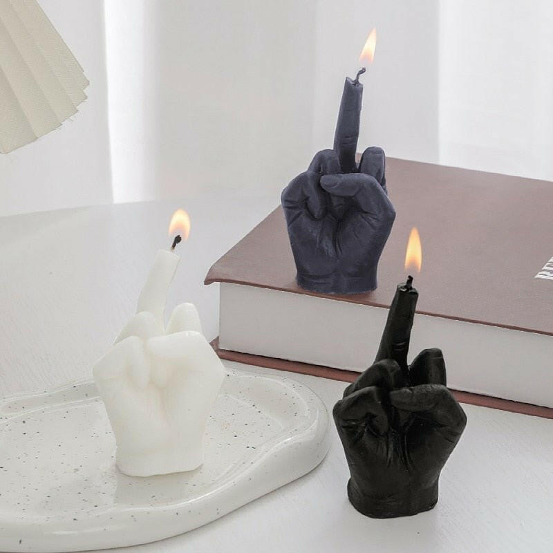 Middle Finger Shaped Scented Candles | Candles