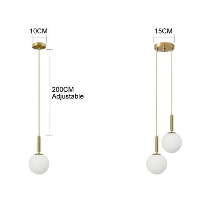 The Modern LED Glass Ball Chandelier Lights that is considered a Technology