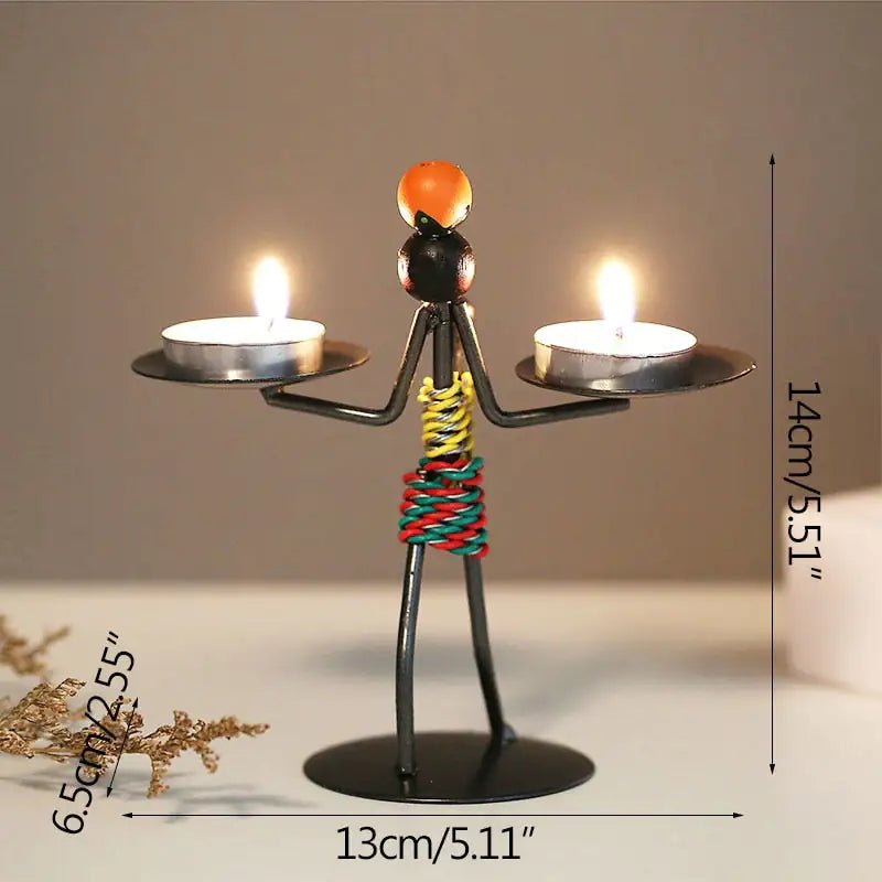 Nordic Metal Candlestick |