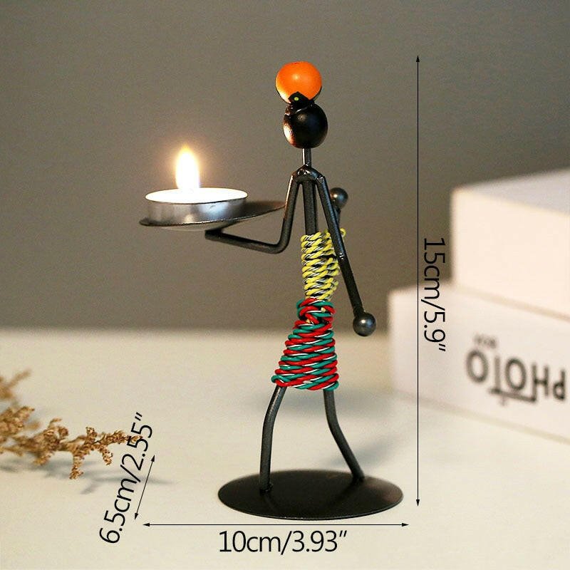 Nordic Metal Candlestick |