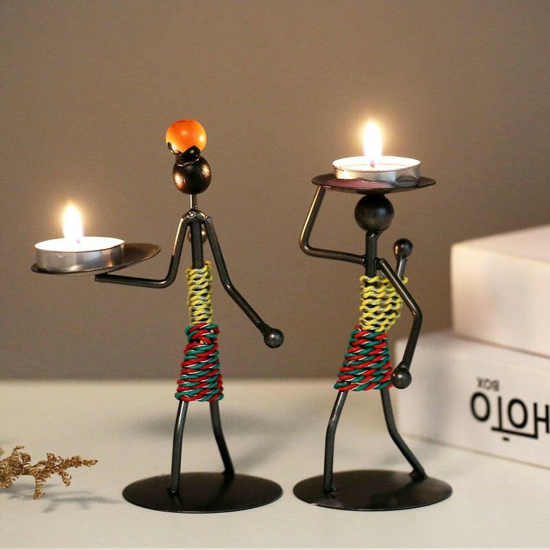 Nordic Metal Candlestick |