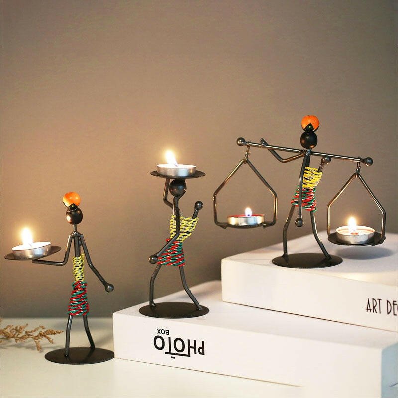 Nordic Metal Candlestick |