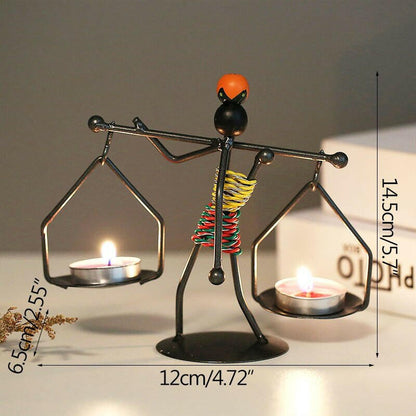 Nordic Metal Candlestick |