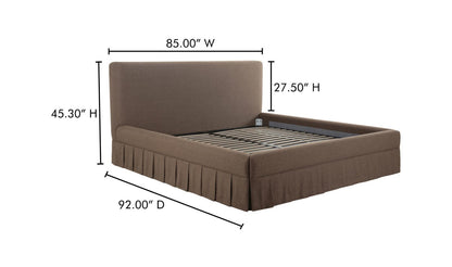Maren King Bed Brown