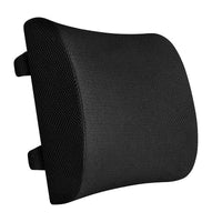 Office Lumbar Support Memory Foam Cushion Black lumbar support cushion