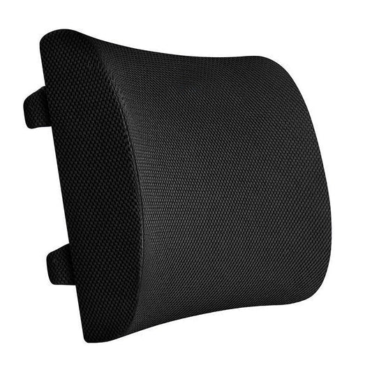Office Lumbar Support Memory Foam Cushion Black lumbar support cushion