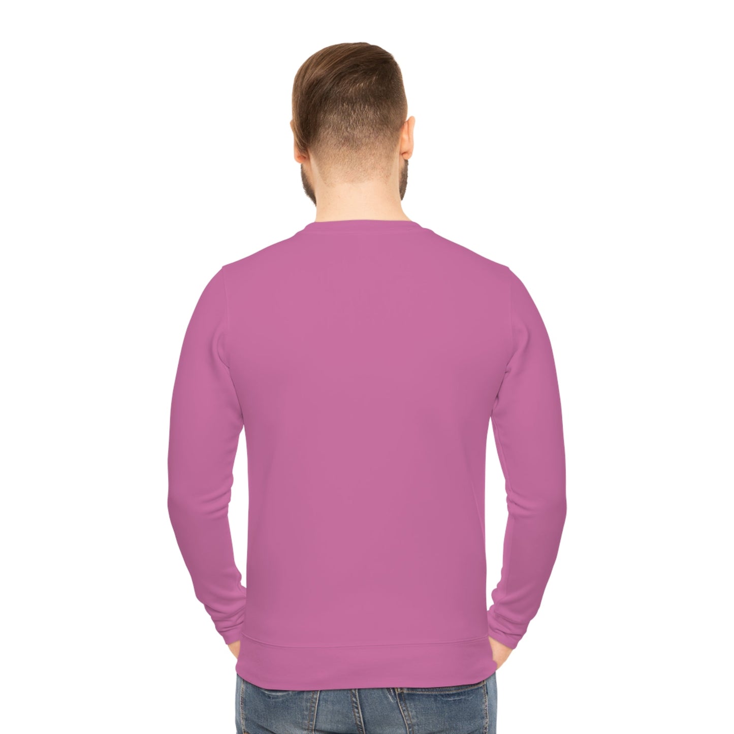 The Pink Funny Pattern | Austrige | Lightweight Sweatshirt that is considered a All Over Prints