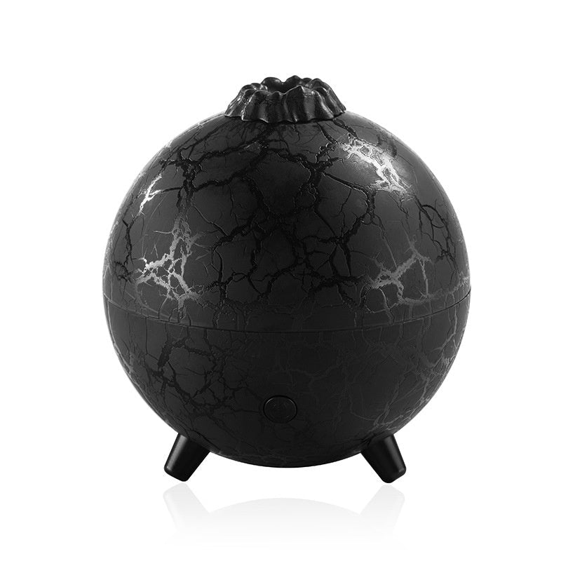 Planet Atmosphere Lamp Humidifier | 7-Color LED Desk Diffuser Black Crack Electronic lighting