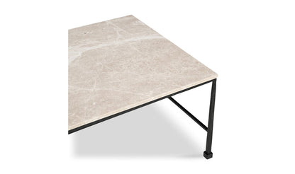 River Coffee Table Botticino Marble