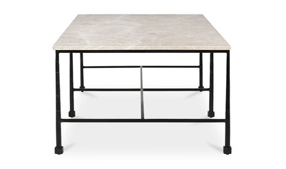 River Coffee Table Botticino Marble