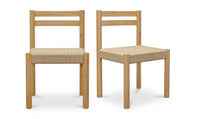 Finn Dining Chair Natural – Set Of Two