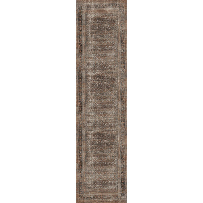 Regal Brown Orange Rug