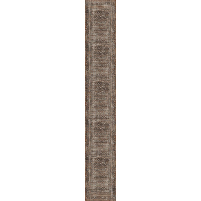 Regal Brown Orange Rug