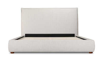 Luzon Queen Bed Tall Light Grey