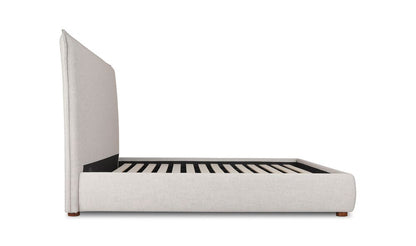 Luzon Queen Bed Tall Light Grey