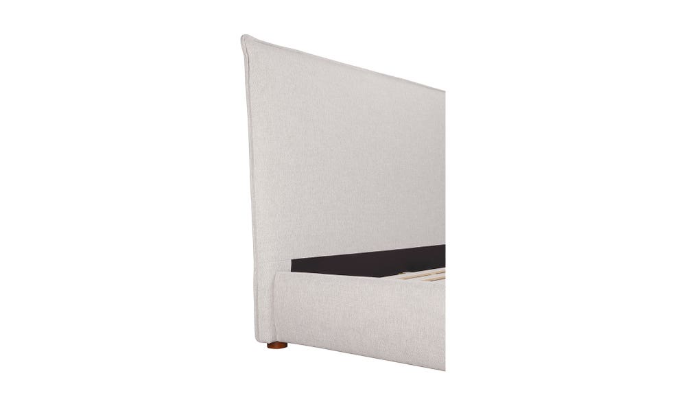 Luzon Queen Bed Tall Light Grey