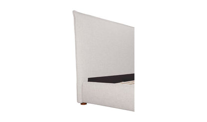 Luzon Queen Bed Tall Light Grey