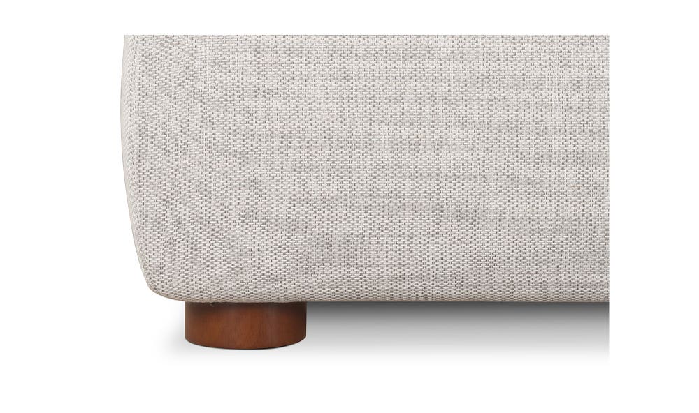 Luzon Queen Bed Tall Light Grey