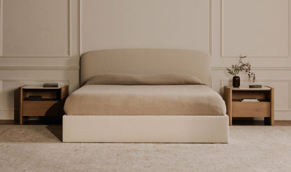 Joan King Storage Bed Cream