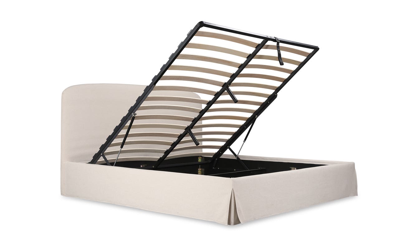 Joan King Storage Bed Cream