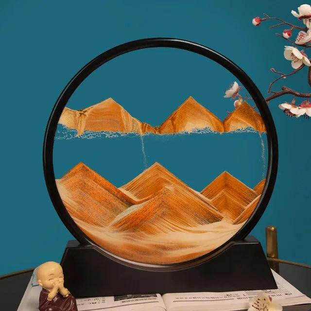 SandScape® Art Frame Yellow Sand sculpture