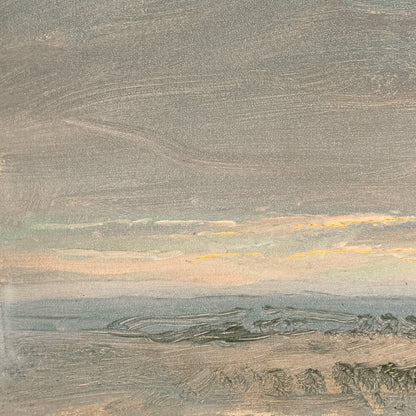 Hudson River School – Sunset, Hudson Valley C. 1870