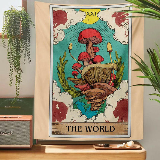 Tarot Mushroom Wall Hanging Tapestry | Decor | Home Decor | Austrige