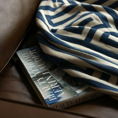 Throw Knitted Blanket | Home