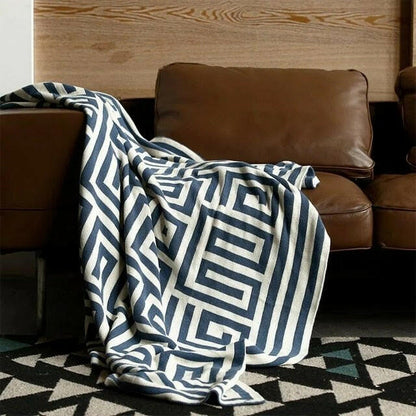 Throw Knitted Blanket | Home