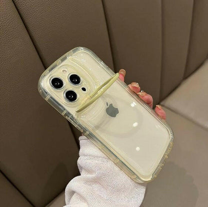 The Transparent Phone Case For iPhone that is considered a Phone cases