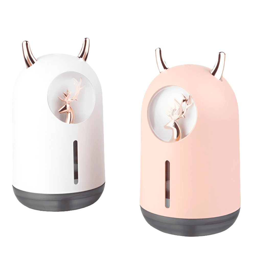 Ultrasonic Desk Humidifier with LED Light USB Powered Diffuser